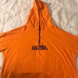 AALIYAH R&B Sweatshirt Crop Top